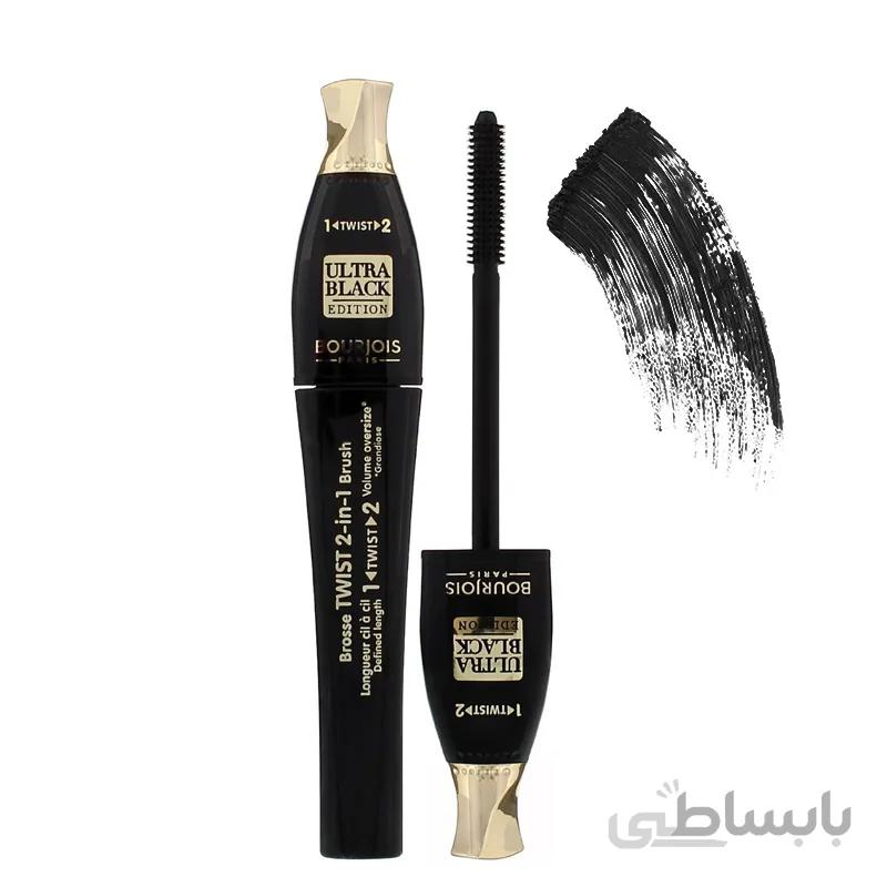 ریمل بورژوآ مدل Twist Up The Volume Ultra Black ا Bourjois Twist Up The Volume Ultra Black Mascara