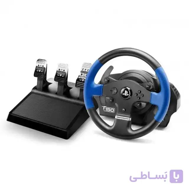 دسته فرمان و پدال بازی تراست مستر مدل T150 PRO Force Feedback برای PC و پلی استیشن
