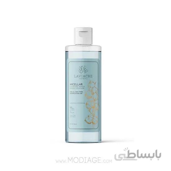 پاککننده آرایش مناسب انواع پوست لاویاچه laviache ا laviache micellar cleansing water for all skin types