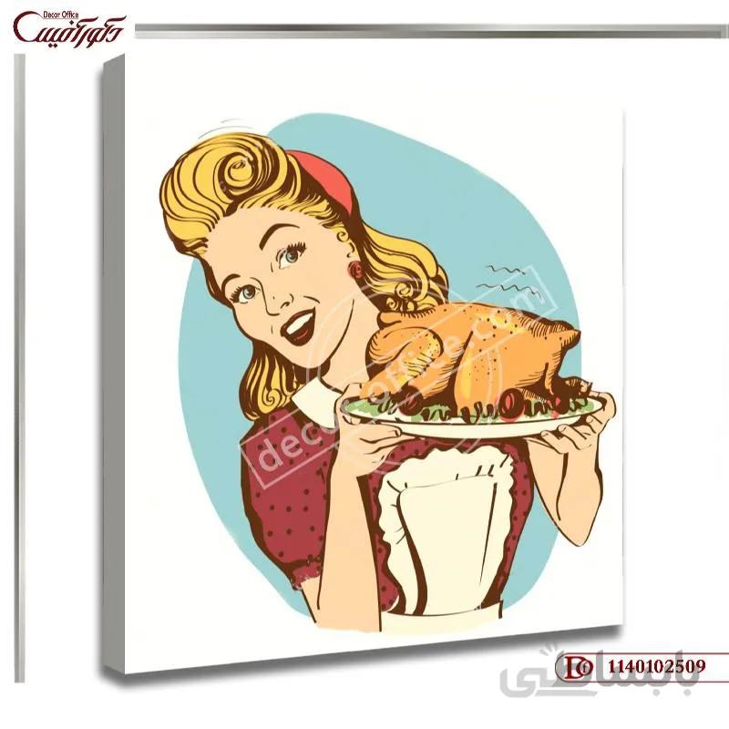 تابلو دکوراتیو رستوران 2509 ا Decorative painting of restaurant 2509