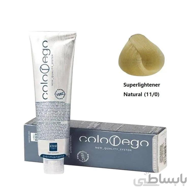 رنگ موی التراگو مدل Colorego کد 11/0 بلوند خیلی روشن و طبیعی