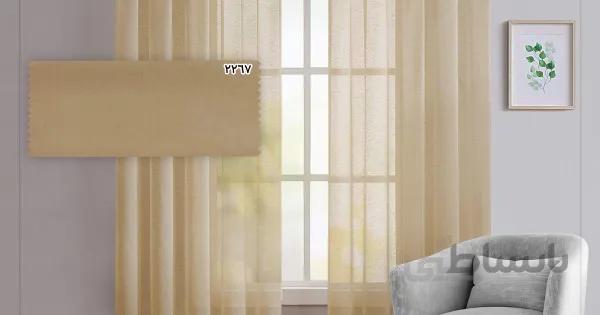 پرده حریر ترک ساده کد 2267