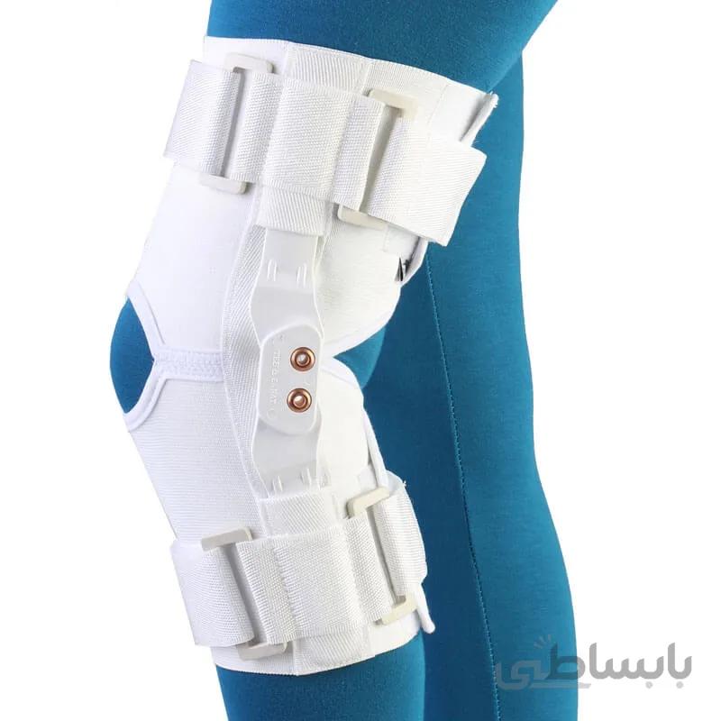 زانوبند مفصل دار کشی طب و صنعت کد 40200 ا Tebosanat Neoperene Elastic Hinged Knee Brace