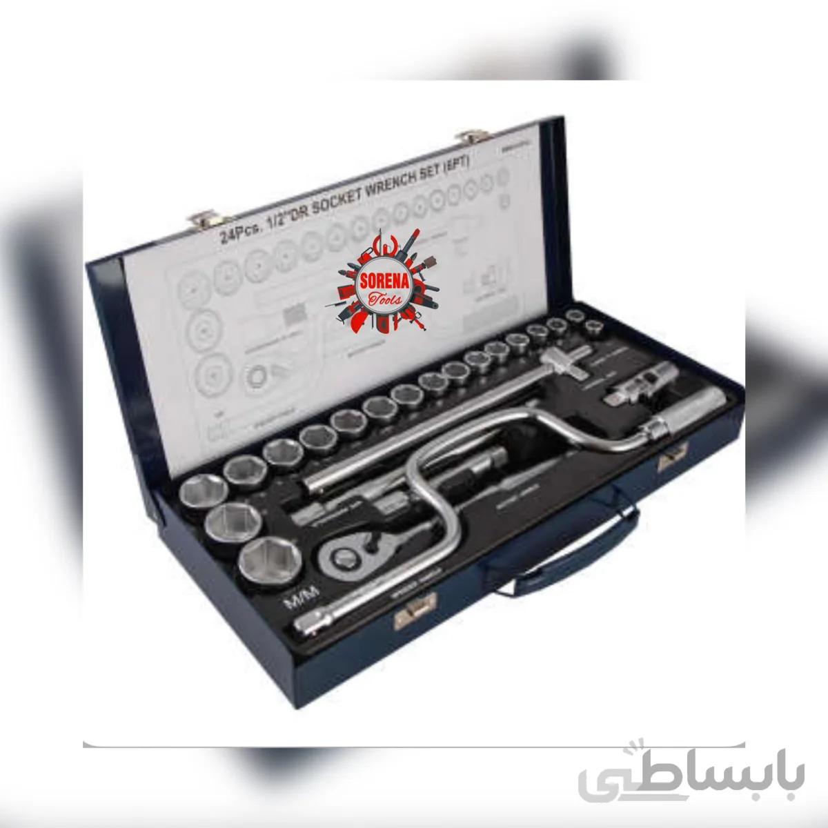 مجموعه 24 عددی اچار بکس مستر تولز مدل BM424 6PD