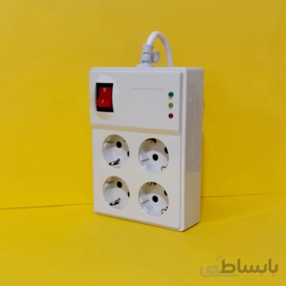 محافظ 4 خانه کامپیوتر با کابل 5 متری پارت الکتریک