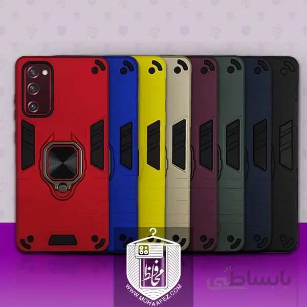 قاب ضد ضربه بتمن سامسونگ Galaxy S20 FE هولدر دار کد SA513z