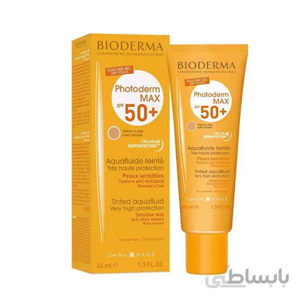 کرم ضد آفتاب بایودرما رنگی SPF50 لایت (بژ روشن)