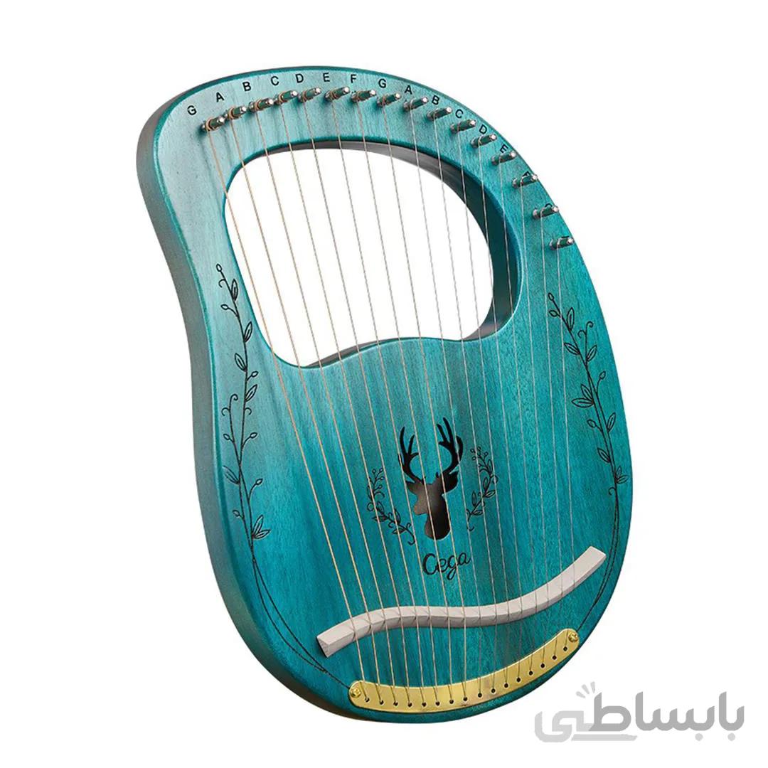 چنگ رومی 16 سیم سگا (آبی) مدل Cg01-bl