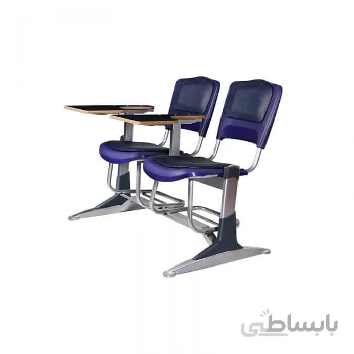 صندلی دانشجویی فایبرگلاس دونفره