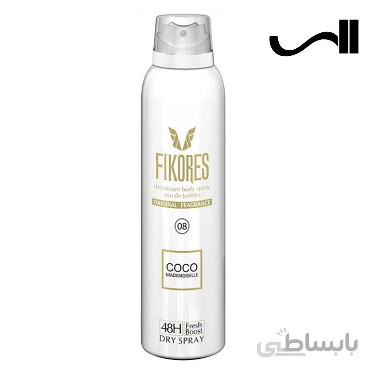 اسپری بدن زنانه فیکورس مدل Chanel Coco Mademoiselle