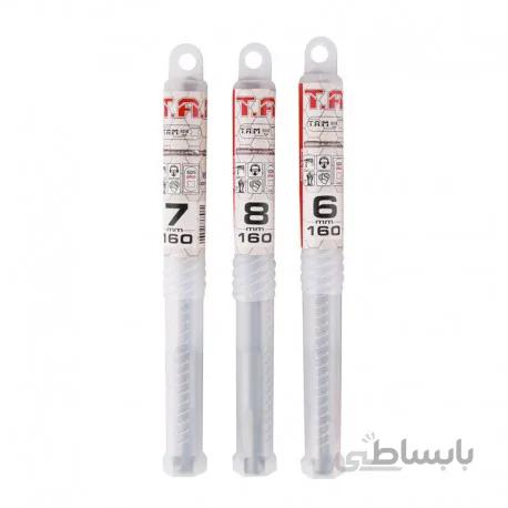 مته الماسه چهارشیار T.A.M سایز 6