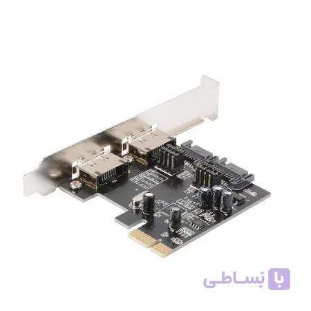 کارت ساتا pci express پورت SATA و eSATA