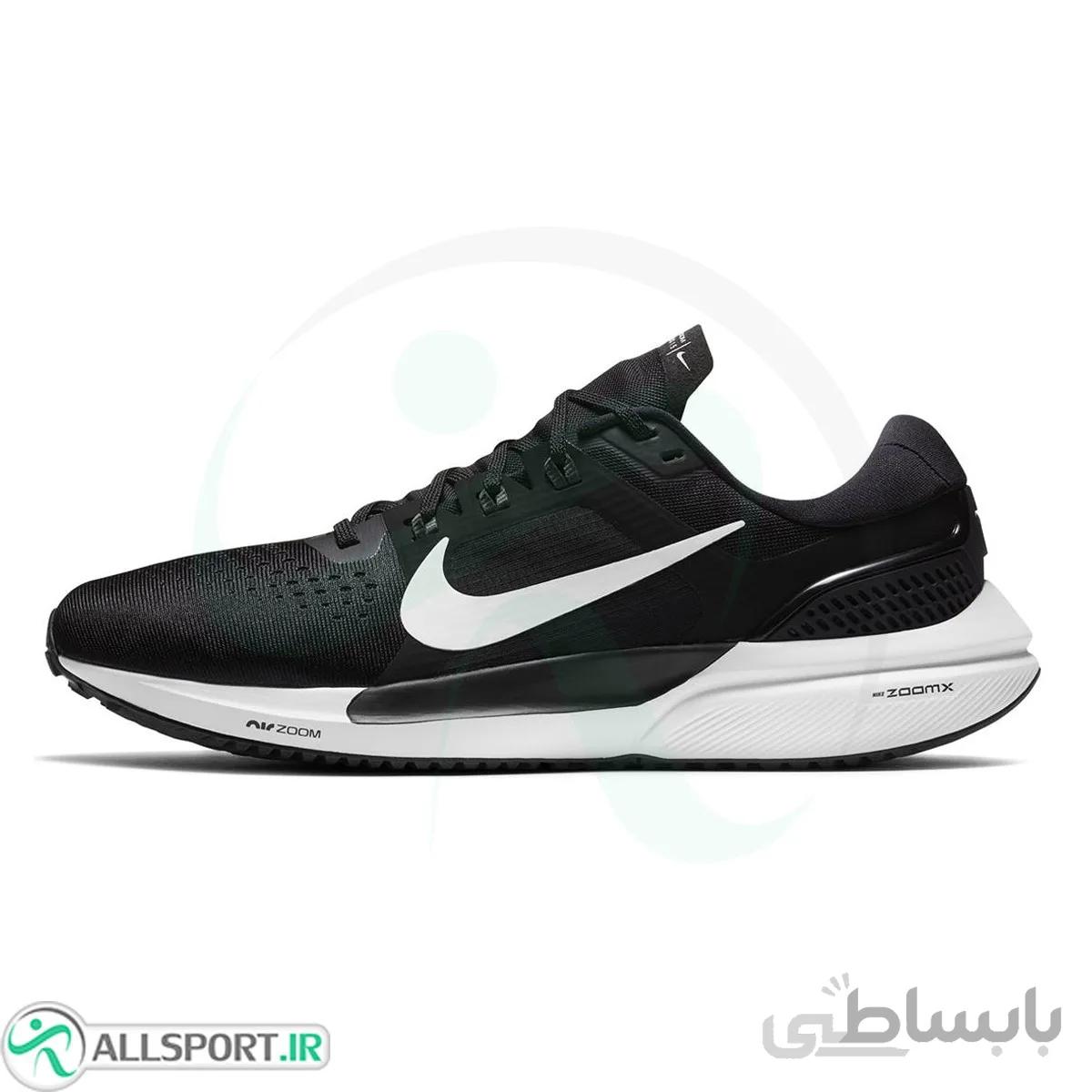 کتانی رانینگ مردانه نایک طرح اصلی Nike Air Zoom Vomero 15 Black White