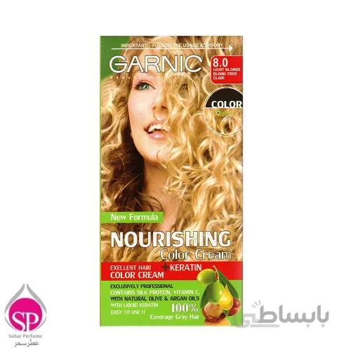 گارنیک - کیت رنگ موی زنانه شماره 8.0
