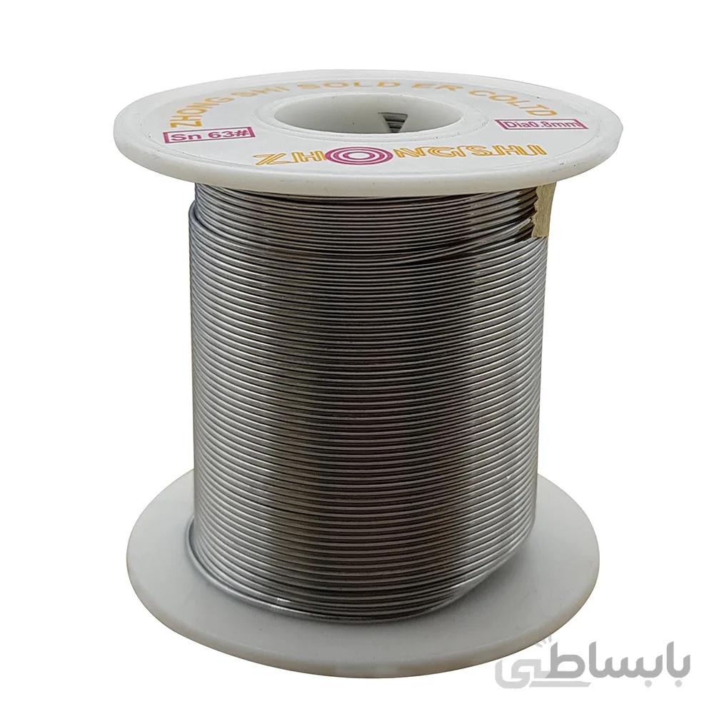 سیم قلع ZHONGSHI 63 37 0.8m 250gr