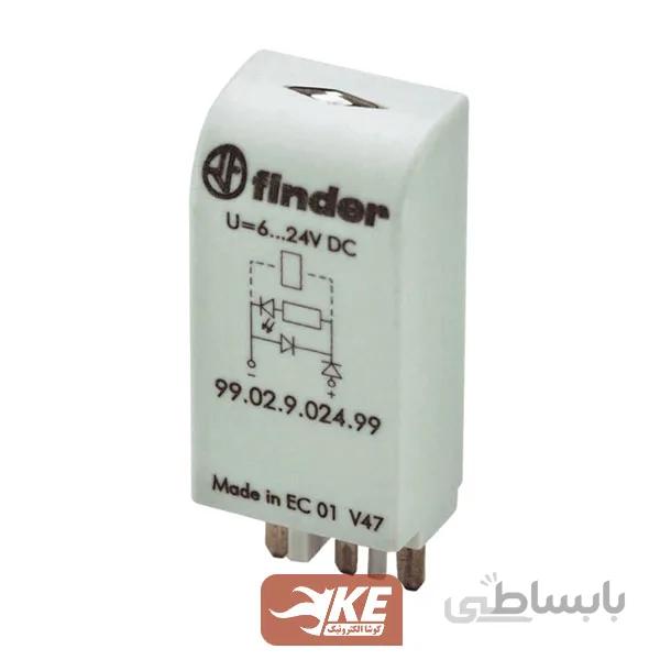 ماژول LED سبز 110 تا 230 ولت AC/DC فیندر 9902023059
