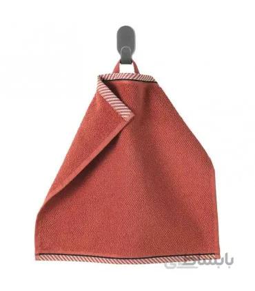 حوله دست ایکیا مدل VIKFJÄRD رنگ قرمز سایز 30x30