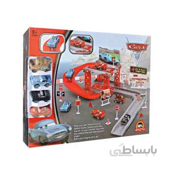 کیت ماشین بازی طرح پارکینگ مک کویین کد CY180