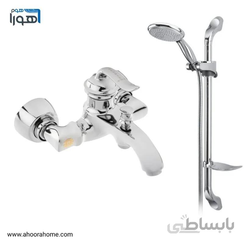 شیر دوش حمام مدل بامبو همراه با علم دوش یونیکا