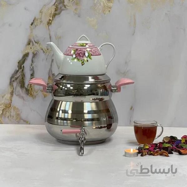 کتری قوری روهام مدل سایه 6لیتری رنگ صورتی