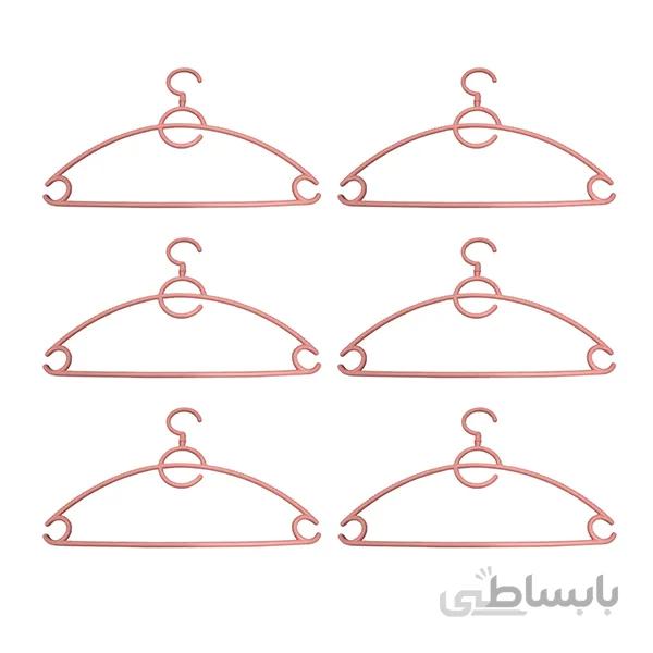 رخت آویز لیمون کد dlm07 بسته ۶ عددی