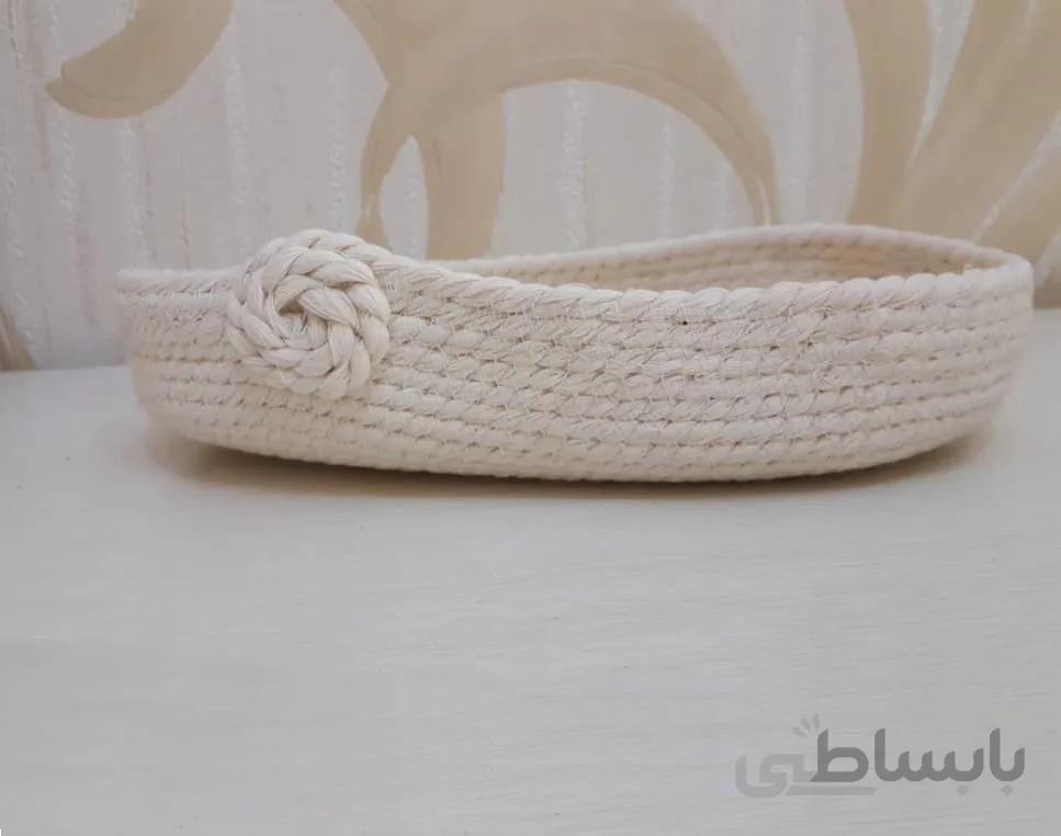 سبد بیضی بزرگ کرمی – دكووان ( Deco One )