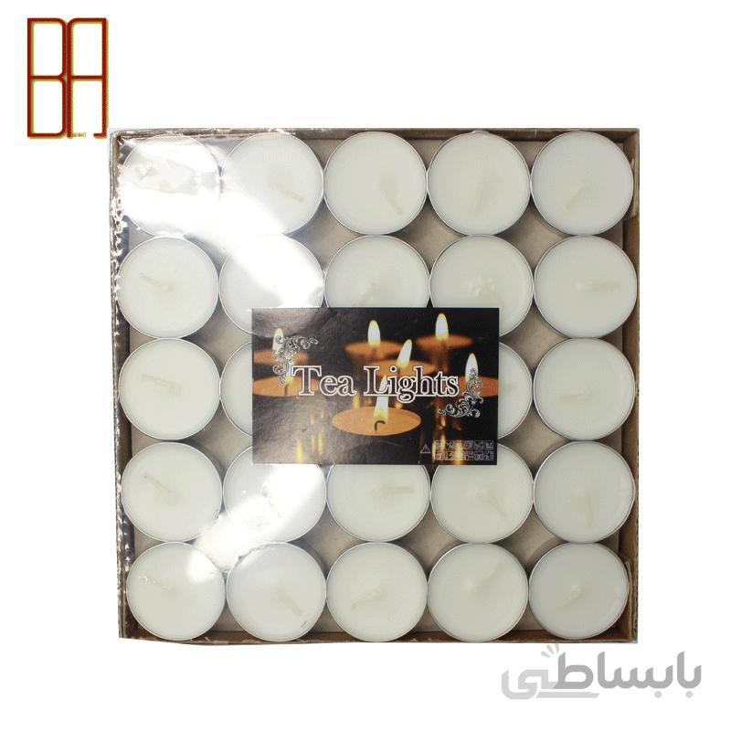شمع وارمر سفید بسته 100 عددی