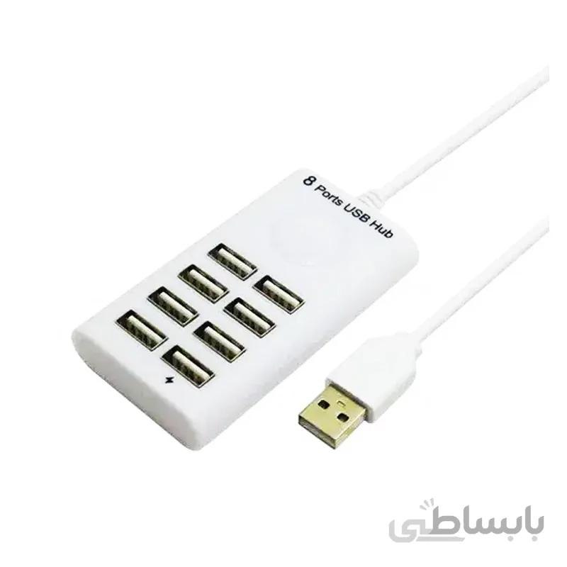 هاب USB2 کامپیوتر 8پورت Punada مدل P-1702