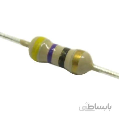 مقاومت 47 اهم 1/4 وات 5 درصد