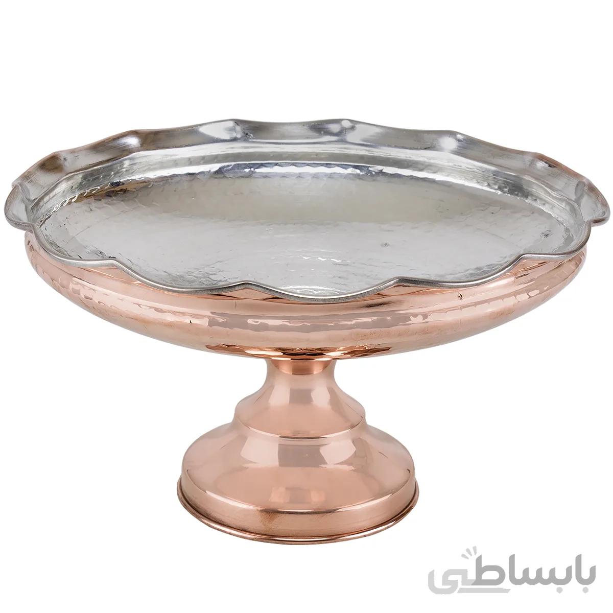 شکلات خوری پایه دار مسی کد 75