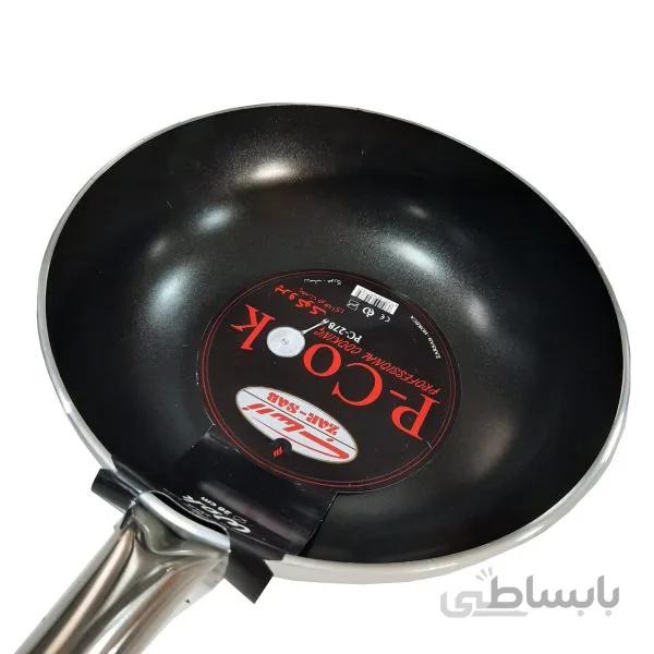 ماهیتابه طرح ووک سایز28سانت