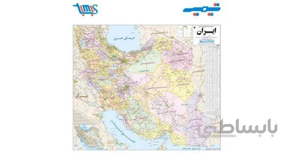 نقشه تهران لمینت دار