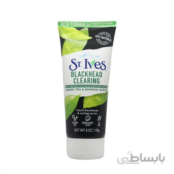 اسکراب صورت چای سبز و بامبو سنت ایوز | ST Ives