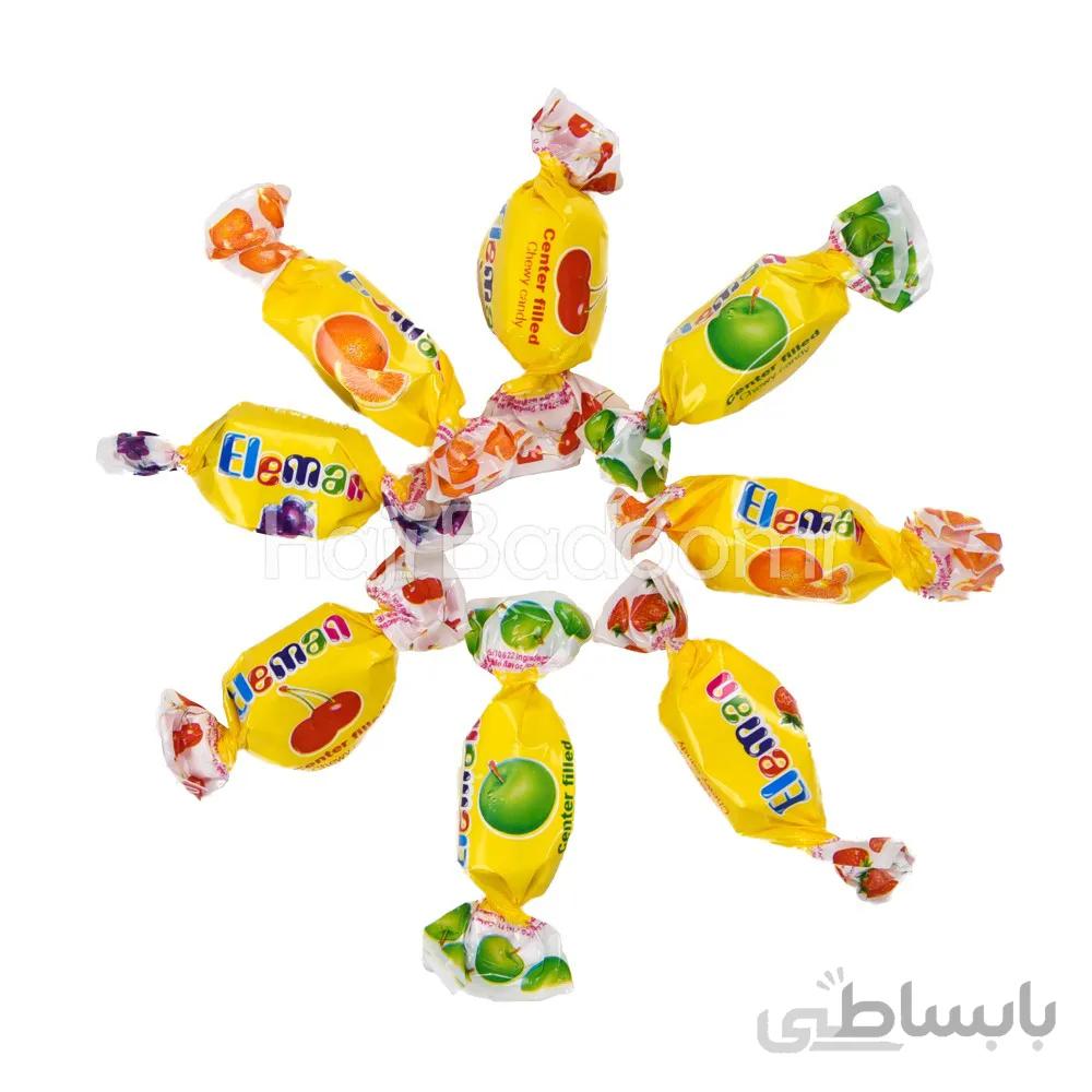 تافی میوه‌ ای المان (بهترین قیمت + ارسال فوری) | آجیل فروشی حاجی بادومی