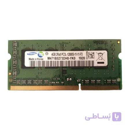 رم لپتاپ SAMSUNG مدل DDR3 PC3L 12800S ظرفیت ۴ گیگابایت