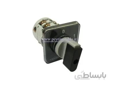 کلید سلکتور (گردان) سه فاز و نول (چهار پل)، یکطرفه ، 16 آمپر ، KAVEH