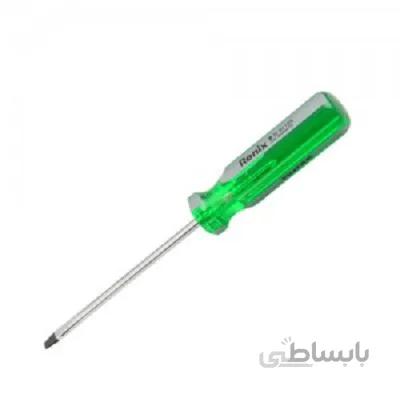 پیچ گوشتی دو سو دسته کریستالی تکی رونیکس مدل RH-2781 ا Ronix RH-2781 Crystal Handle Slotted Screwdriver