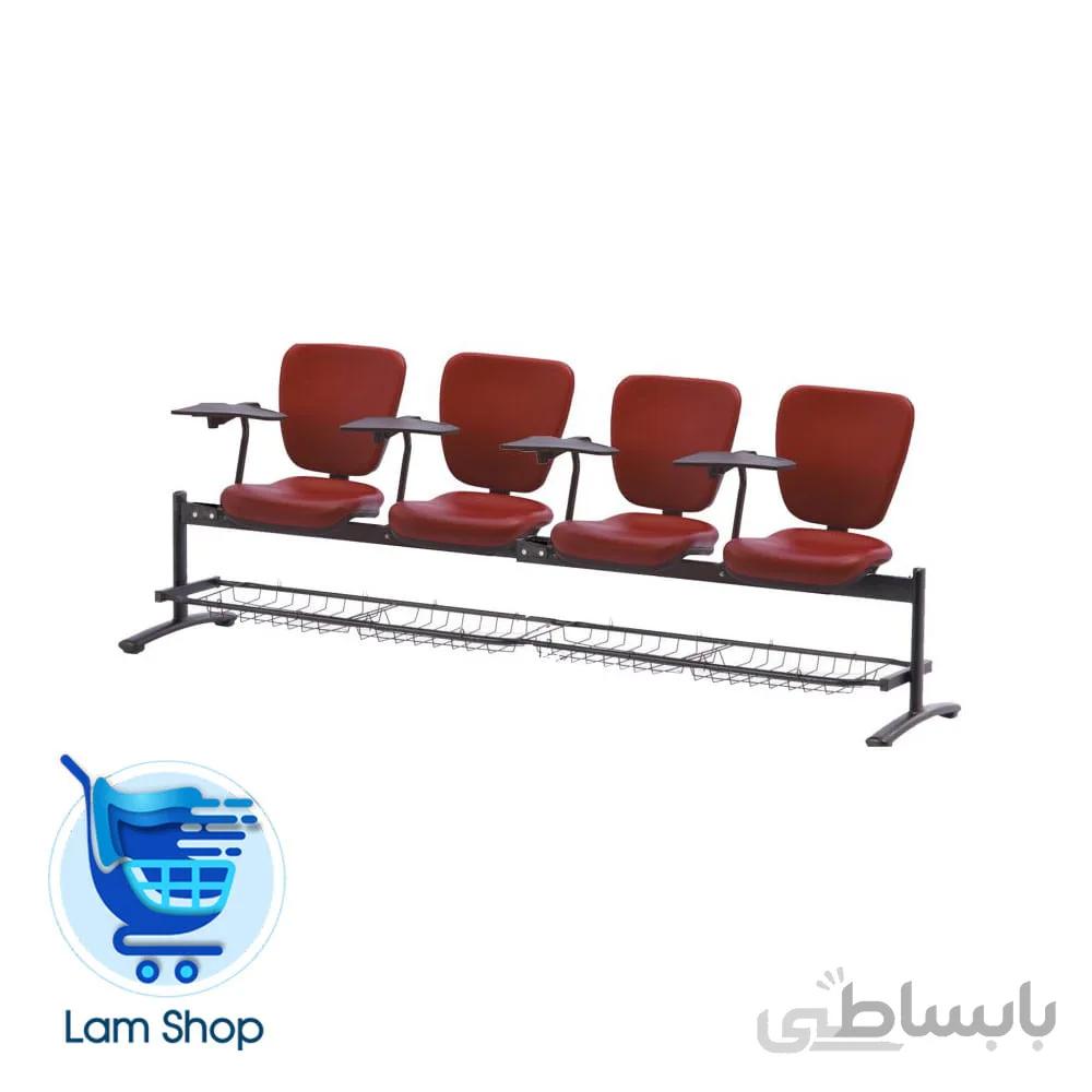صندلی انتظار دانش آموزی ونوس W914P4NTA رایانه صنعت 4 نفره