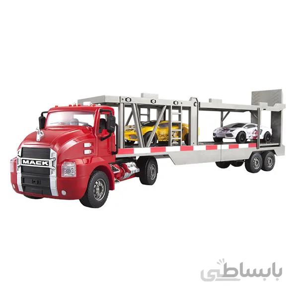 ماشین بازی کنترلی دبل ای مدل کامیون حمل ماشین کد 583 001 مجموعه 2 عددی