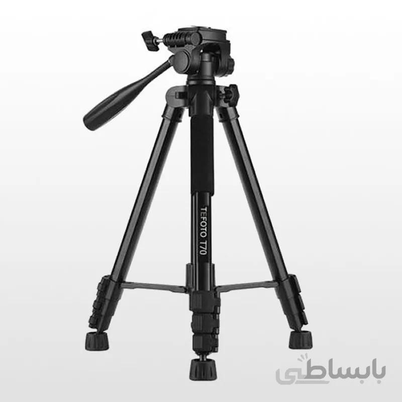 سه پایه دوربین تیفوتو Tefoto T70 Camera Tripod-black