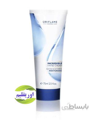 کرم دست گلیسیرین اوریفلیم Incredible Hand Cream Silicone & Glycerine Moisturising