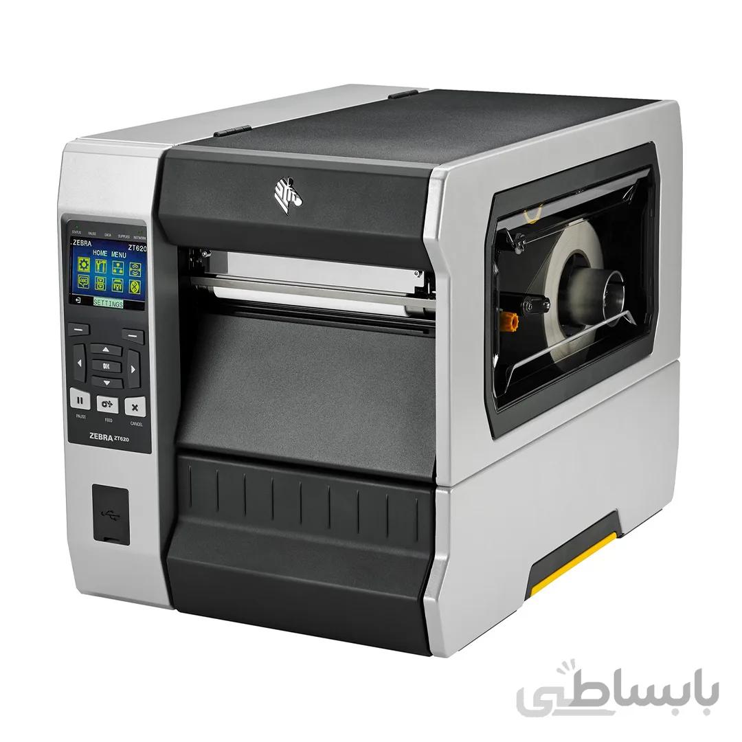 پرینتر لیبل زن صنعتی زبرا مدل ZT620 با رزولوشن چاپ 300 dpi