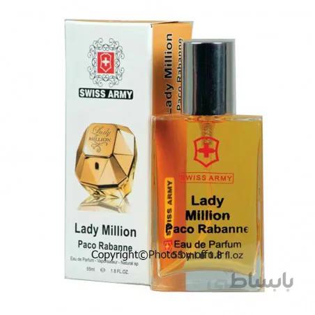 ادو پرفیوم زنانه سوییس آرمی پاکو رابان مدل Lady Million حجم 55 میلی لیتر