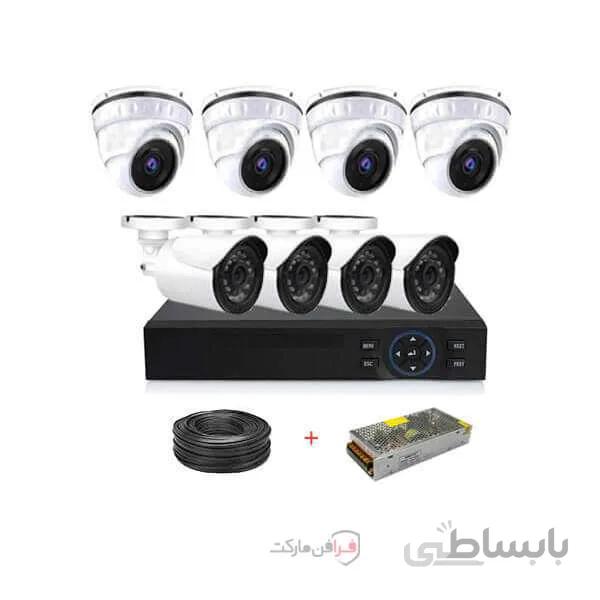 پکیج 8 دوربین AHD سری حرفه ای