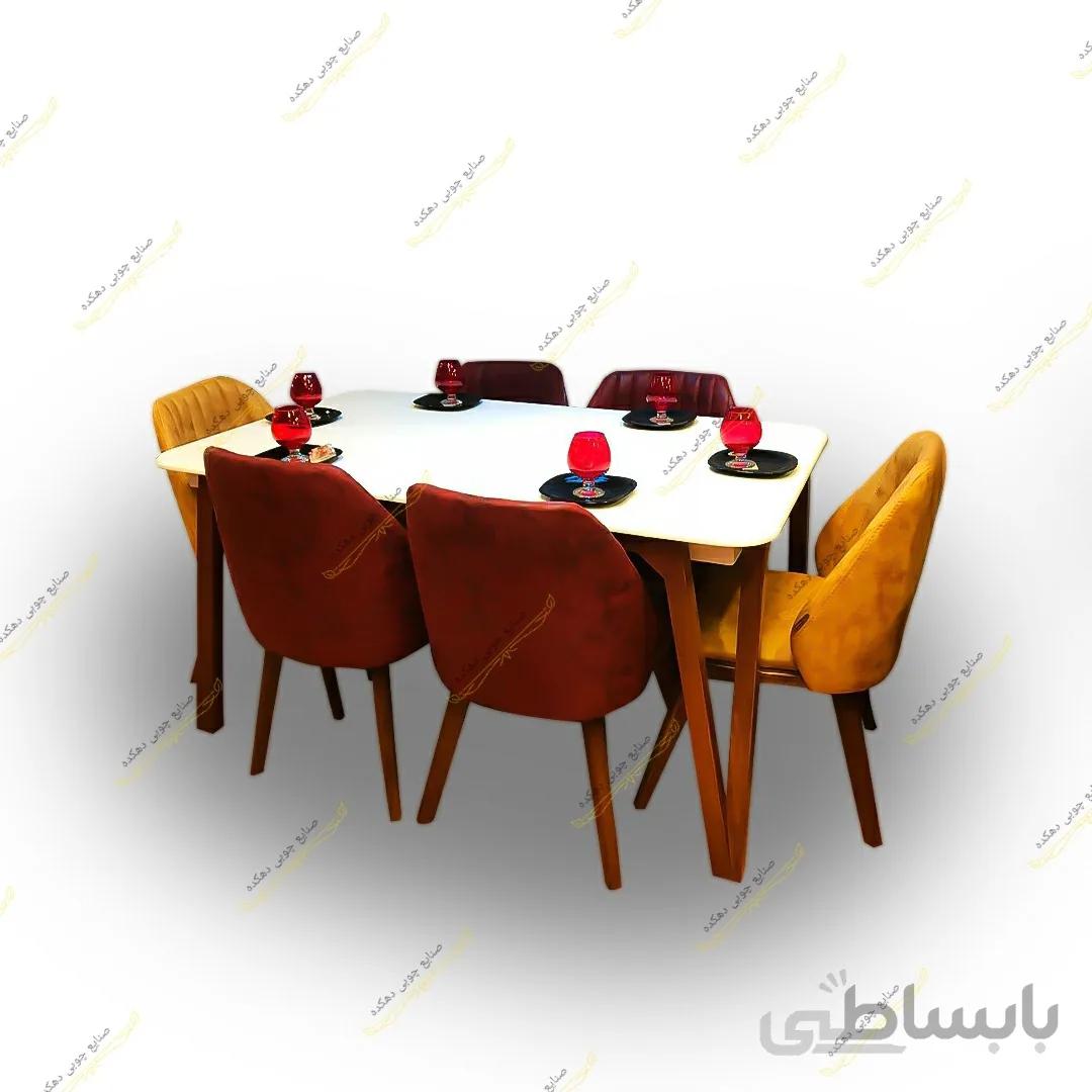 میز ناهار خوری مدل الماس