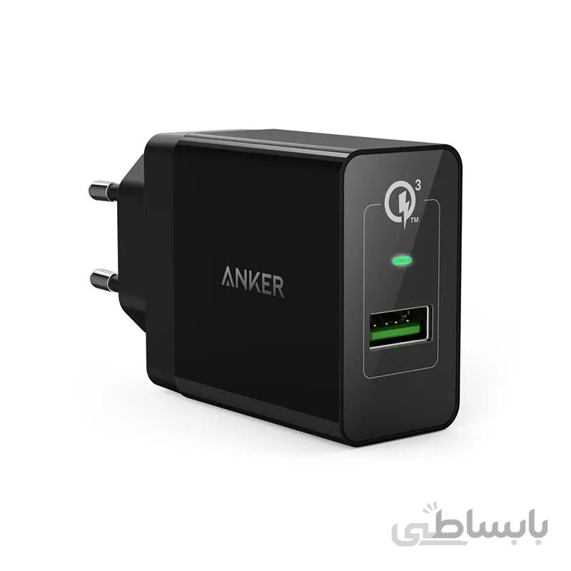 شارژر دیواری انکر 18 واتی مدل A2013 ا Anker A2013 Power Port Wall Charger