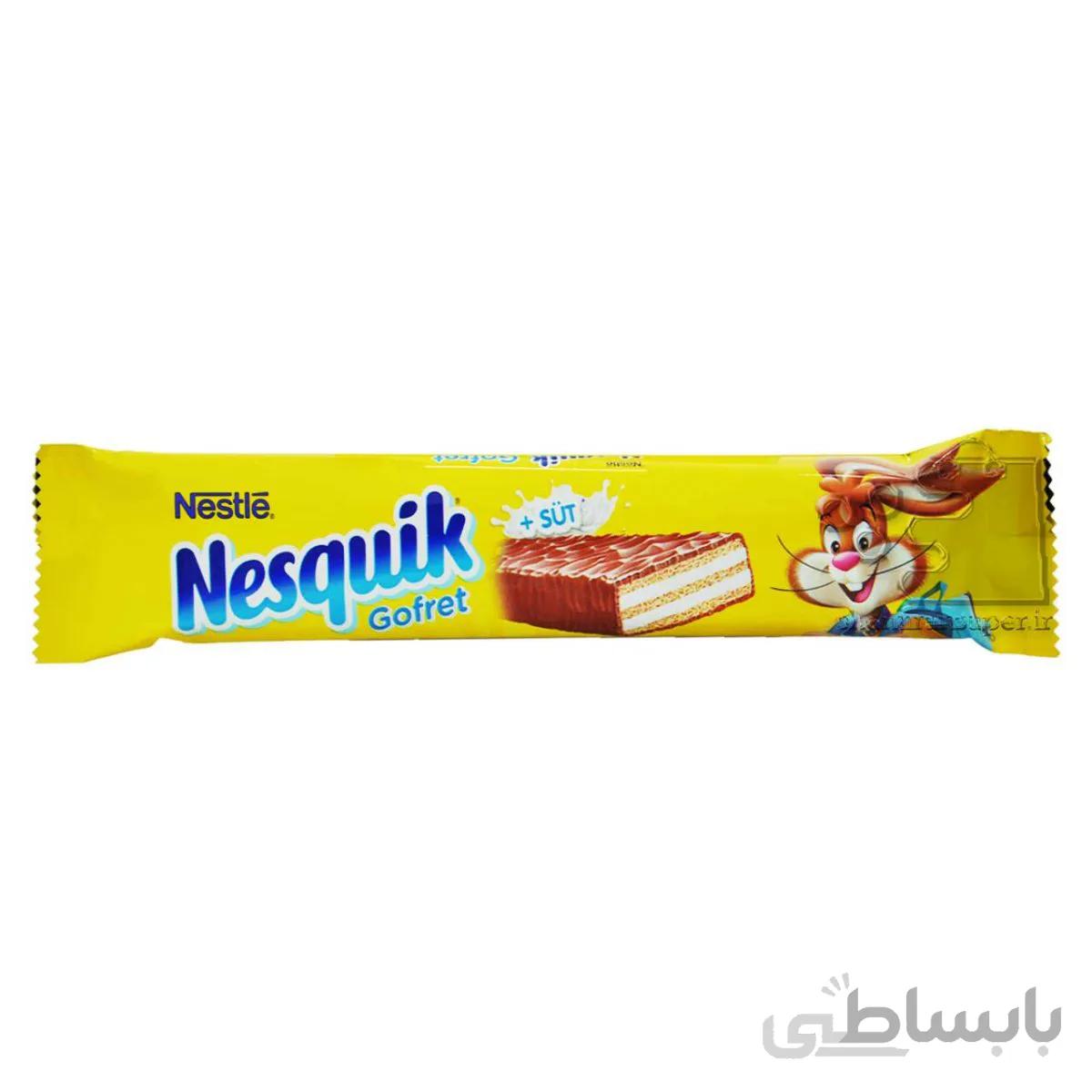 ویفر با روکش شکلات ۲۵ گرم نسکوییک – nesquick