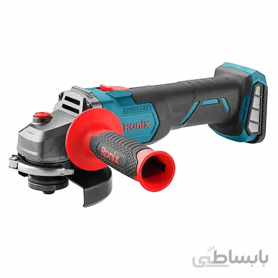 مینی فرز شارژی براشلس 115 میلی متری 20 ولت رونیکس مدل 8901
