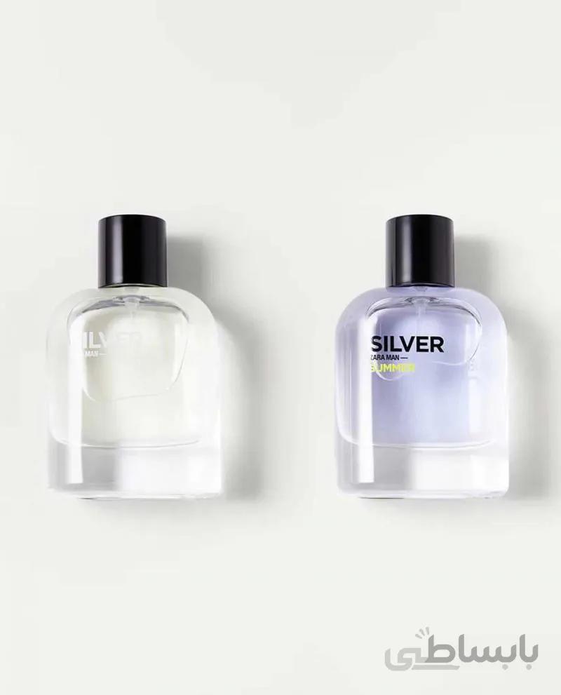 عطر مردانه سیلور + سیلور سامر SILVER + SILVER SUMMER (80میلی لیتر+80میلی لیتر)
