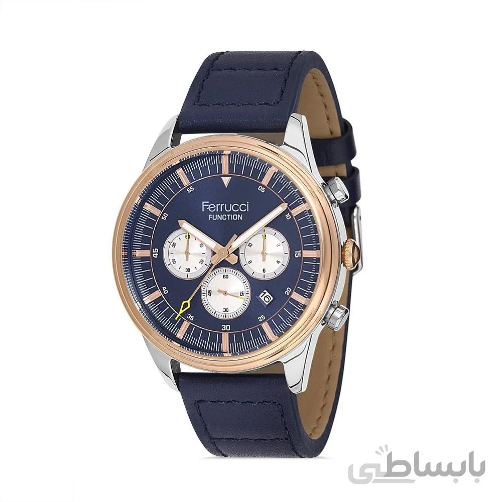 ساعت مچی عقربه ای مردانه برند فروچی Ferrucci مدل FC 12709FK.04